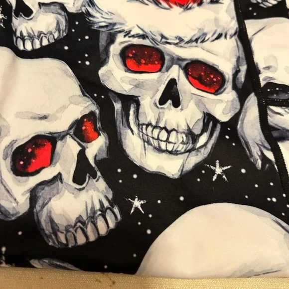 Constantly Varied Gear Santa Skull Capri Leggings - Picture 5 of 5